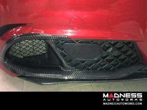 Alfa Romeo Giulia Carbon Fiber Front Bumper Flap Set - Quadrifoglio
